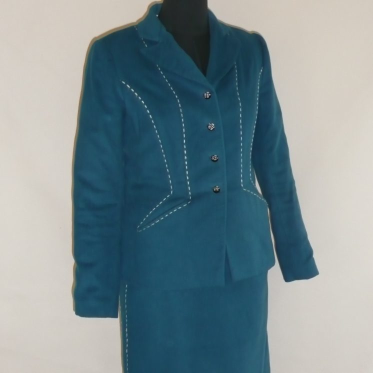 Cashmere 1940's style suit